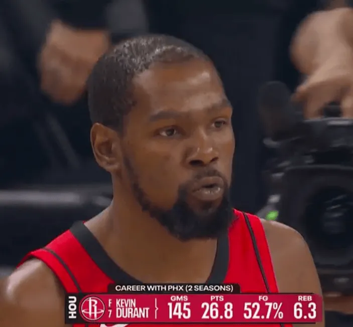 华体会登录入口-杜兰特太阳生涯共出战145场，场均26.8分6.3板&amp;amp;命中率52.7%